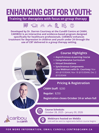 Caribou CBT Training for facilitators 2025 poster