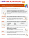 CAMH Heat Wave Response for clients and families 2025