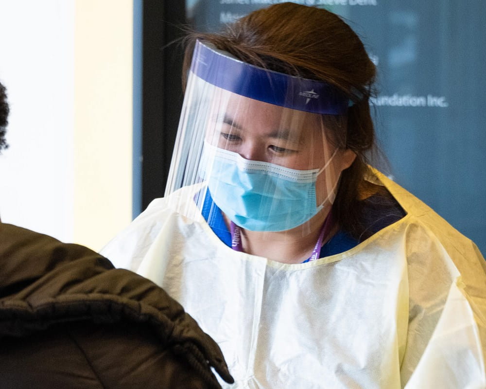 COVID-19 screening at CAMH