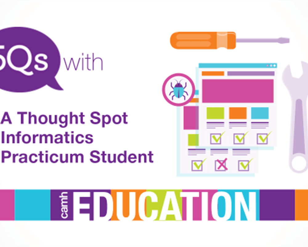 A colourful illustration with the text phrase