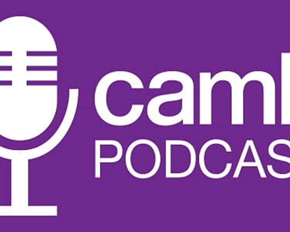 The CAMH Podcast logo that has the phrase