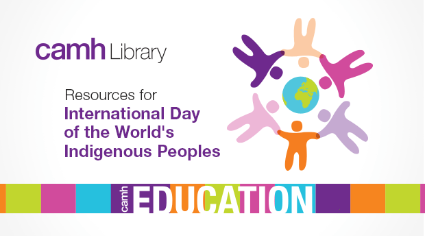 A colourful illustration with cartoon figures circling planet Earth, with the text phrase 