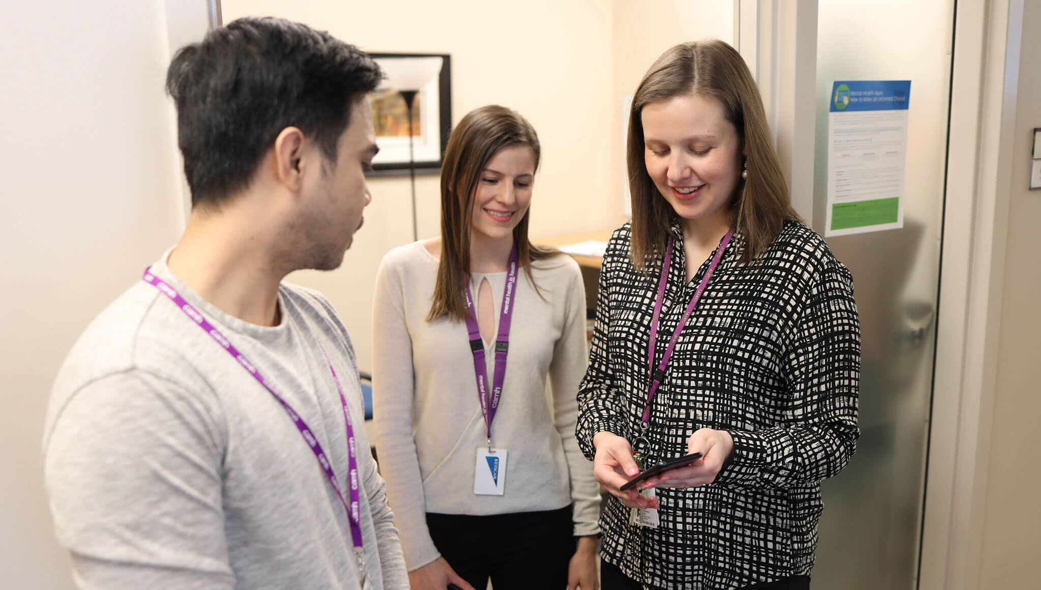 Remar Mangaoil, Sara Ling and Dr. Gillian Strudwick