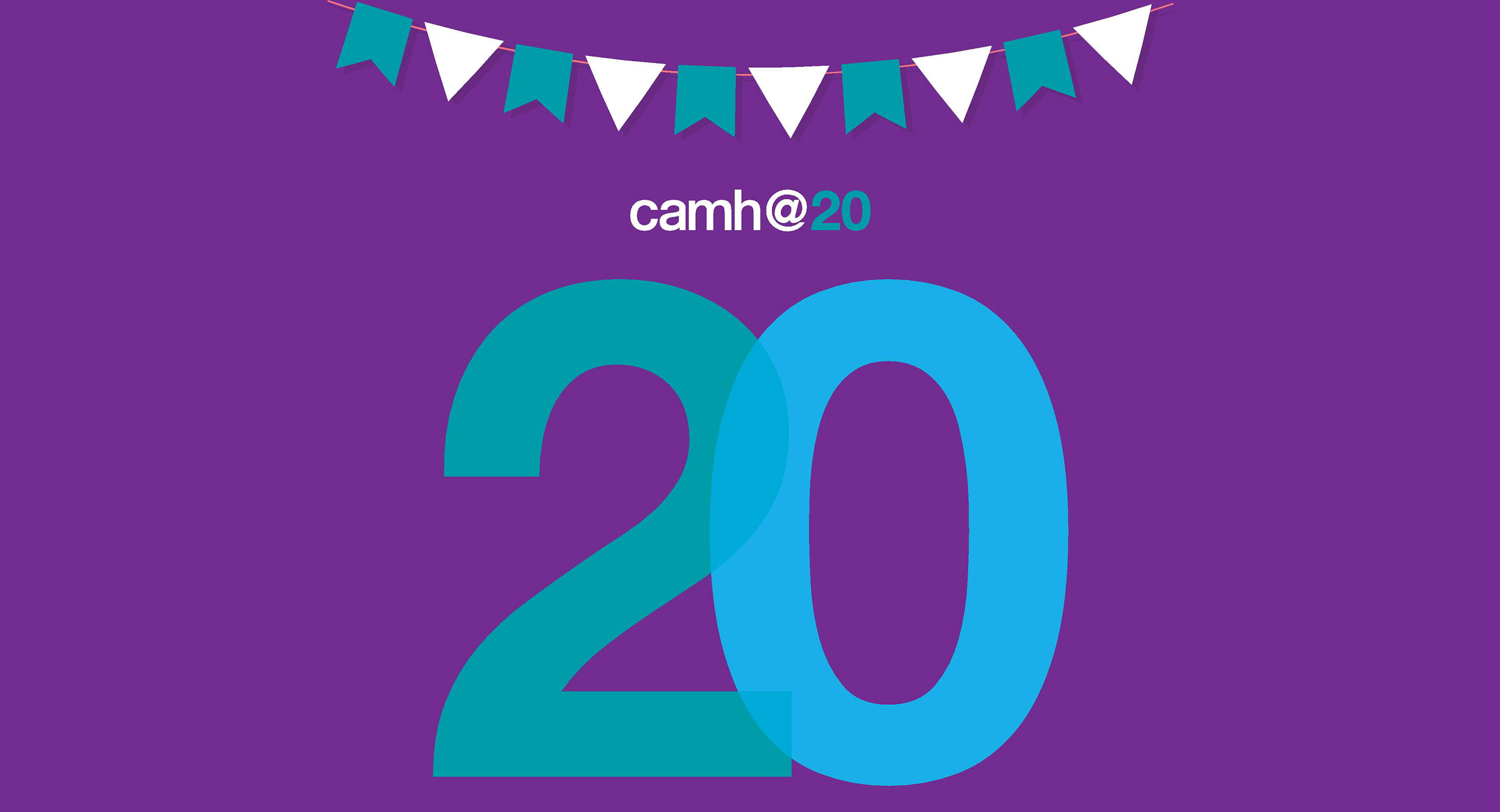 CAMH turns 20 graphic