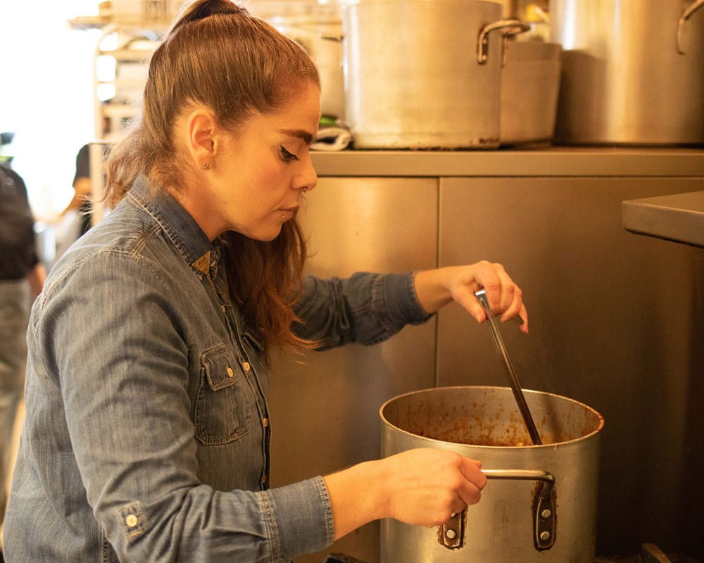 Jennifer Crawford cooking