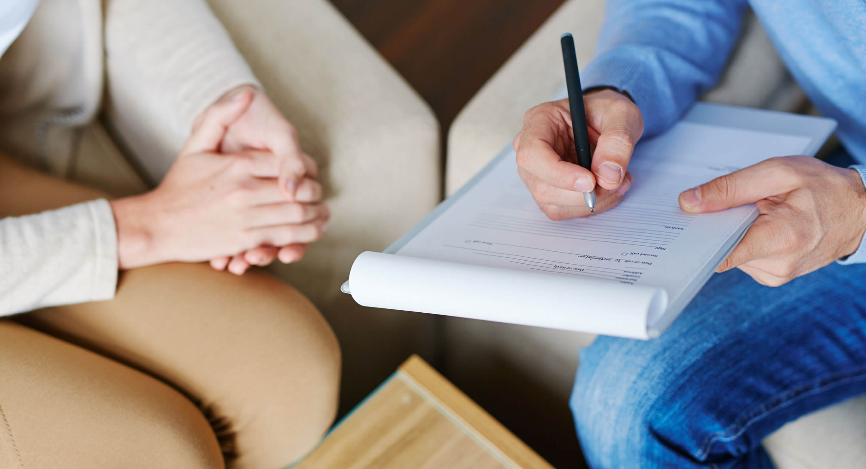 Stock photo of psycotherapy session