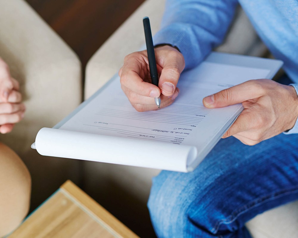 Stock photo of psycotherapy session