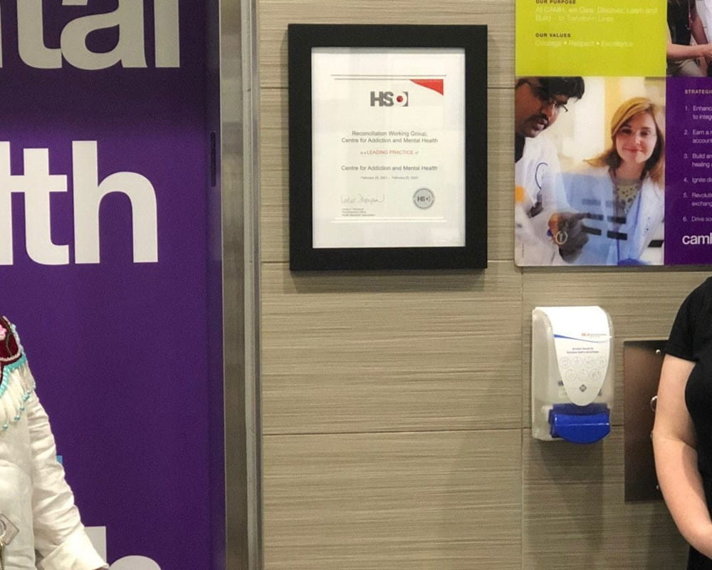 CAMH Reconciliation Working Group Plaque