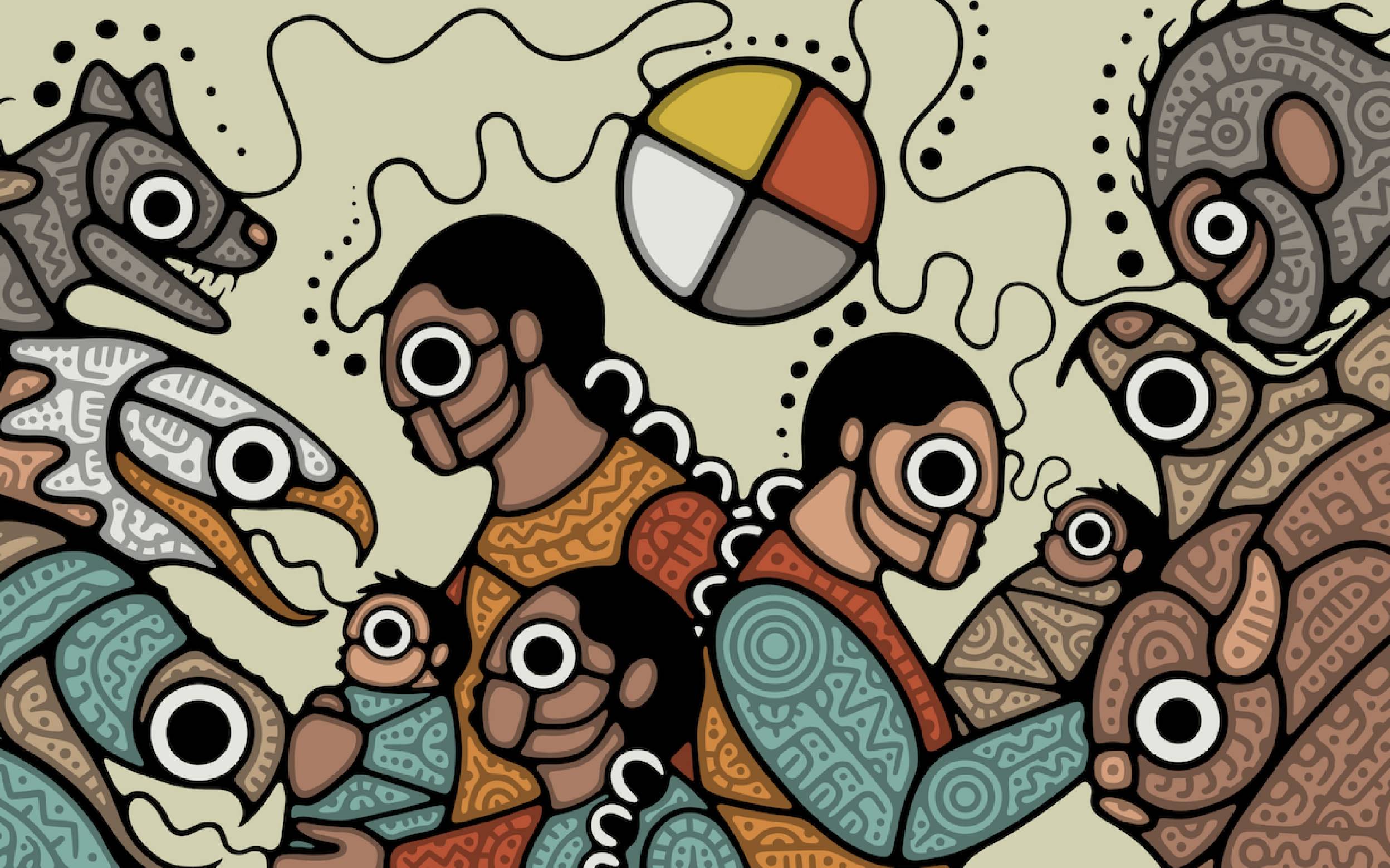 Indigenous art - Pivoting Towards the Good Life