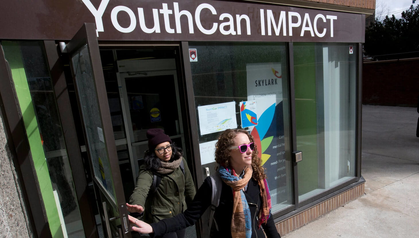 Young people at a YouthCan IMPACT site.