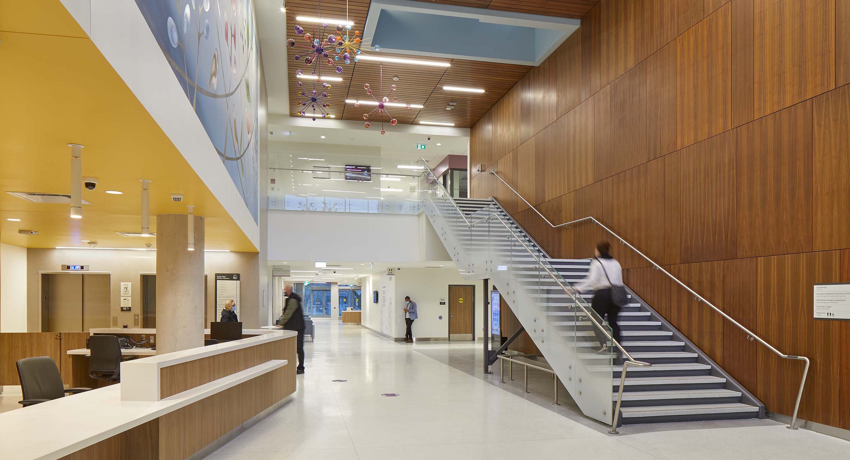 Crisis and Critical Care Building entrance
