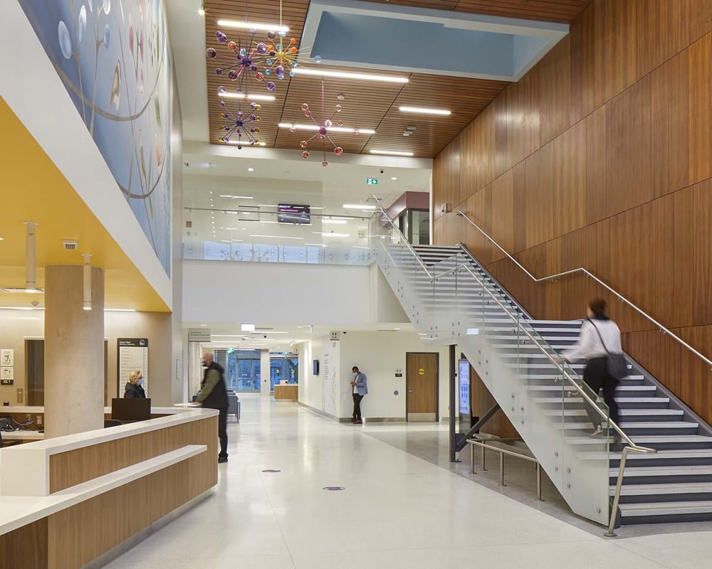 Crisis and Critical Care Building entrance