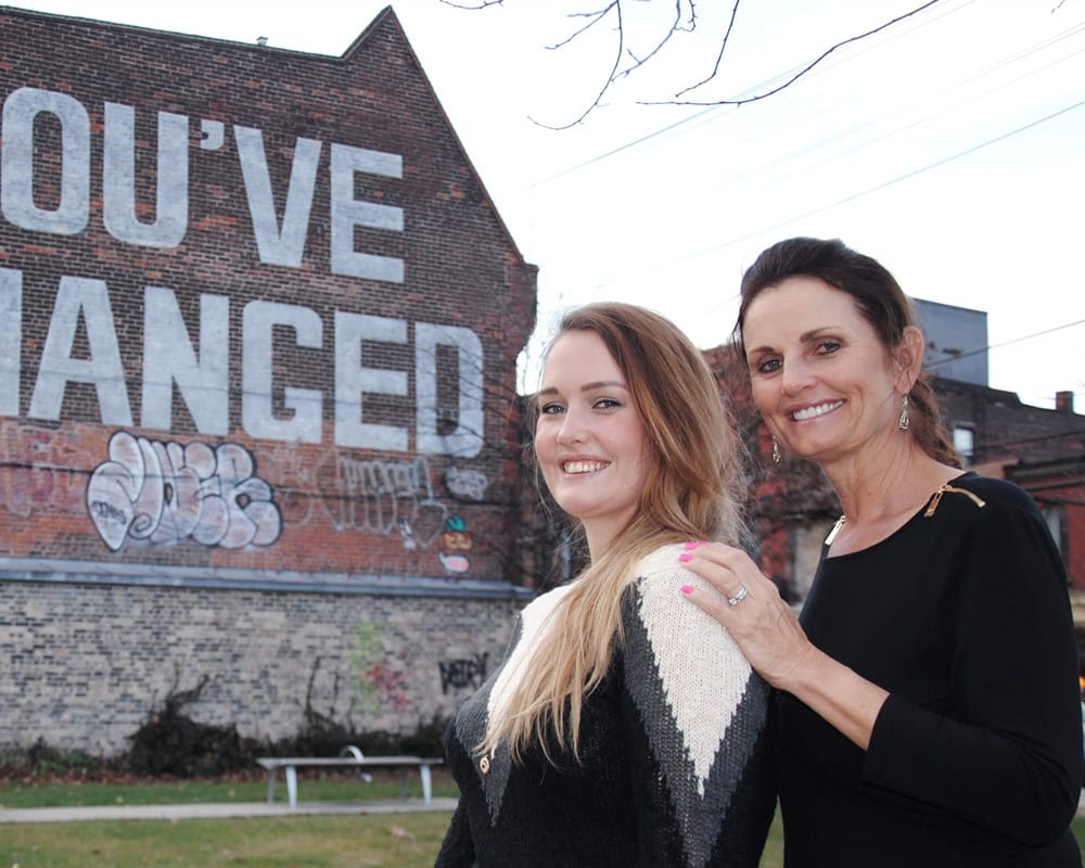 Keri and another person at CAMH