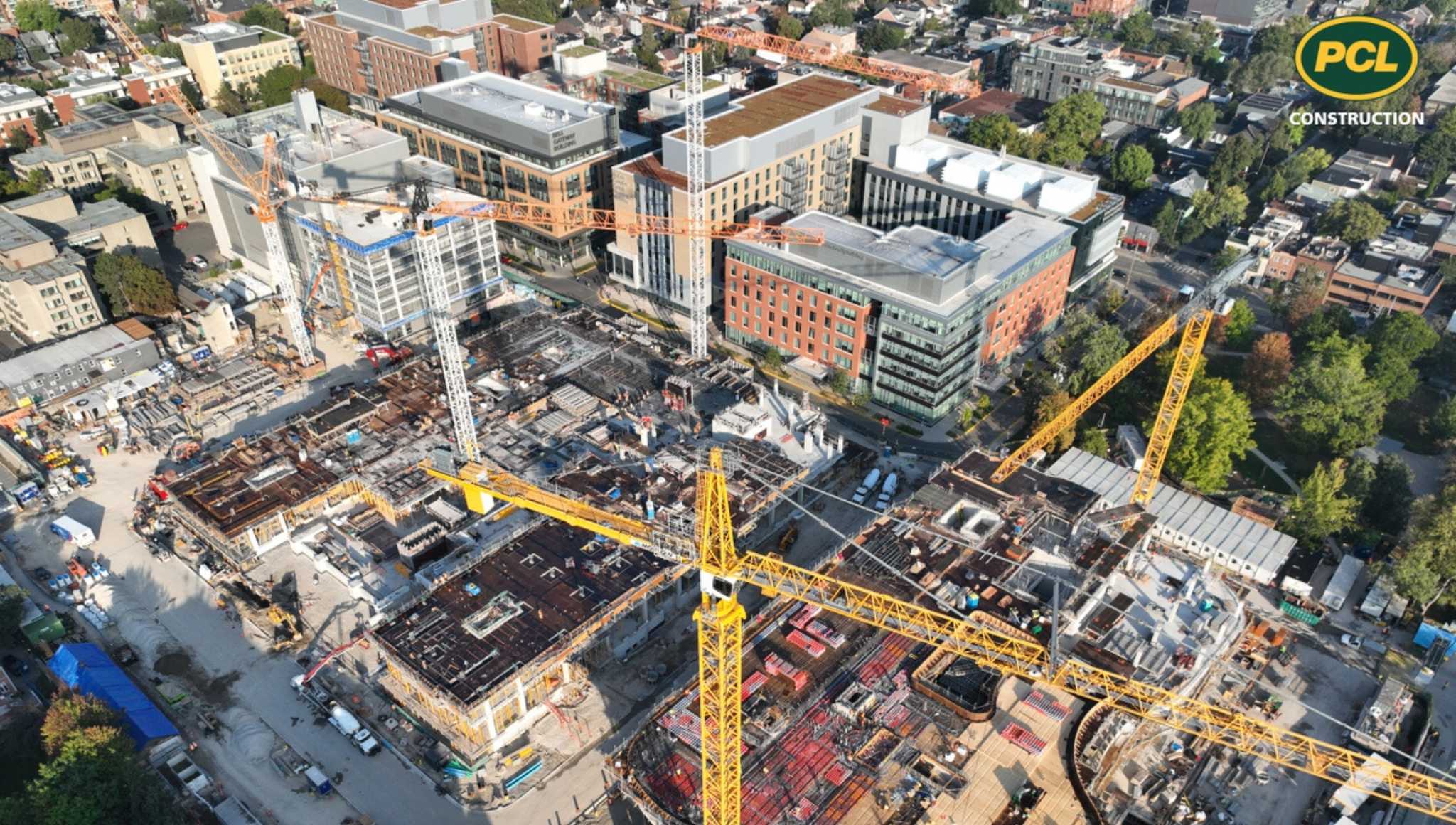 Drone shot of Phase 1D redevelopment from Sept 2025