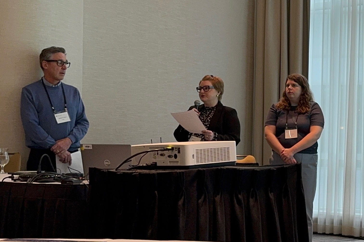 Emily shares the outcomes of co-creation alongside Manager Patient and Family Education Andrew Johnson and Communications Coordinator Jess Taylor-Calhoun at the 2025 Where’s the Patient Voice in Health Professional Education? conference. 