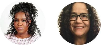 Dr Sally Ogoe and Dr Sara Torres