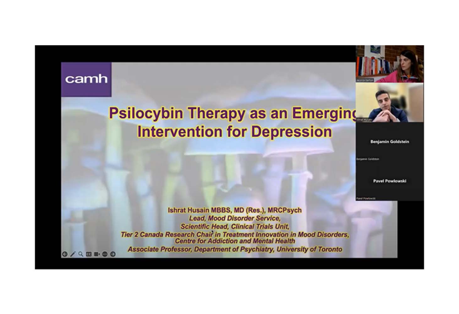 Psilocybin virtual presentation